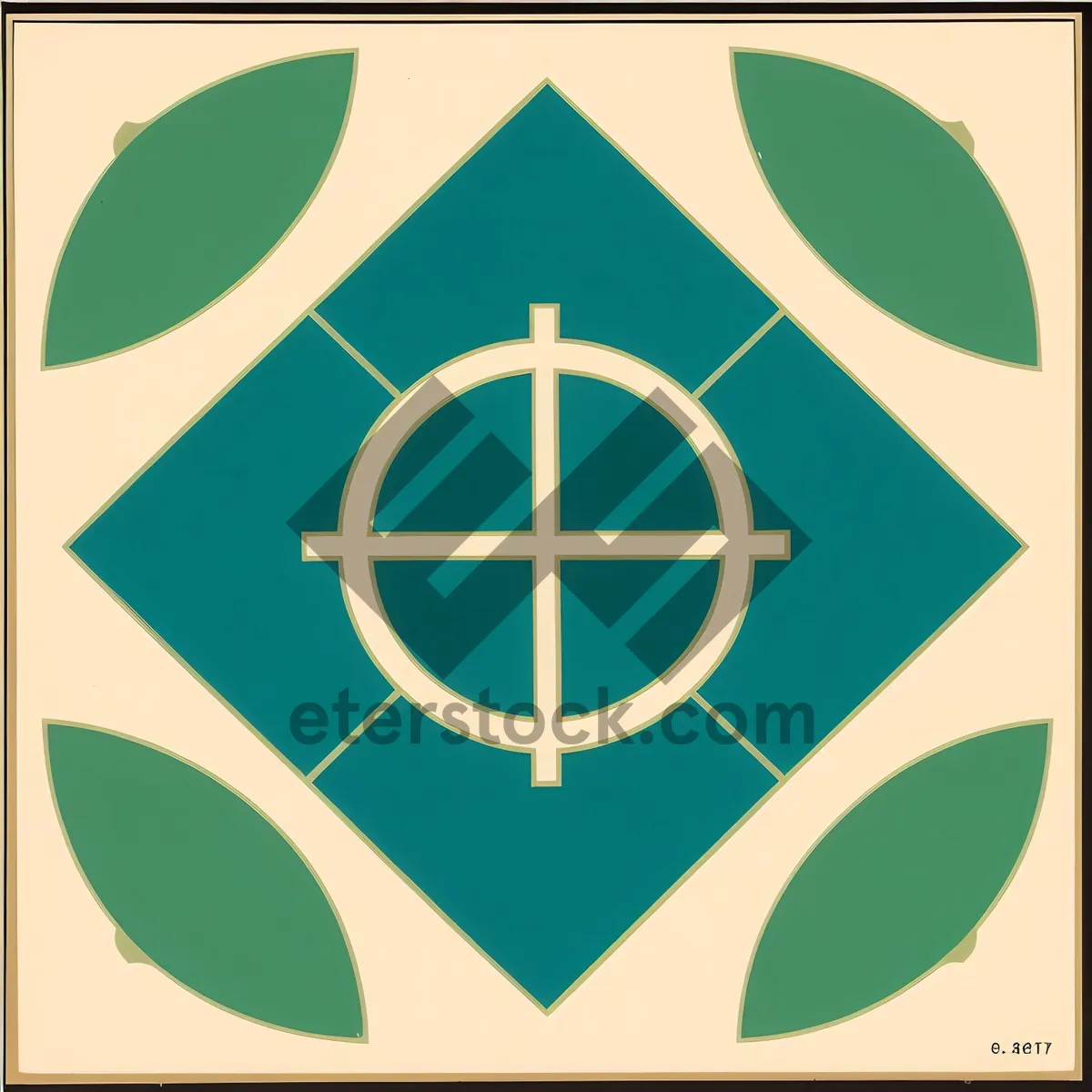 Picture of Graphic design symbol icon sign heraldry concept.