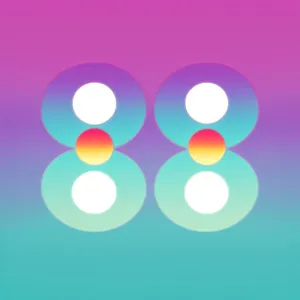Colorful Polka Dot Circle Design
