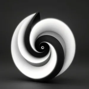 Mesmerizing Digital Abstract Art with Swirling Marine Waves