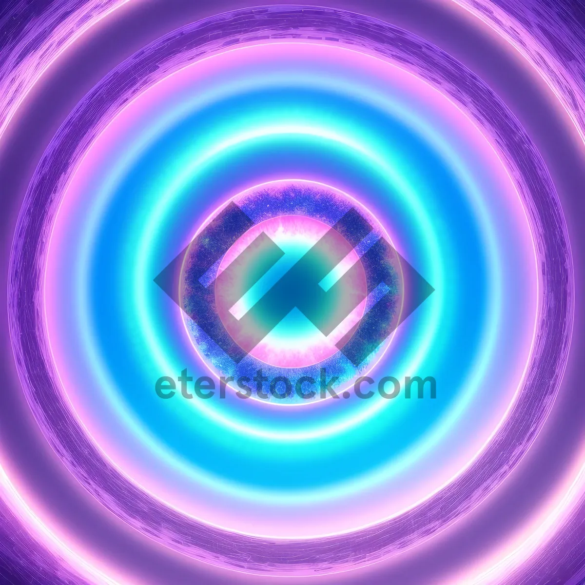 Picture of Spectral Tunnel: Dynamic Fractal Artwork with Vibrant Colors