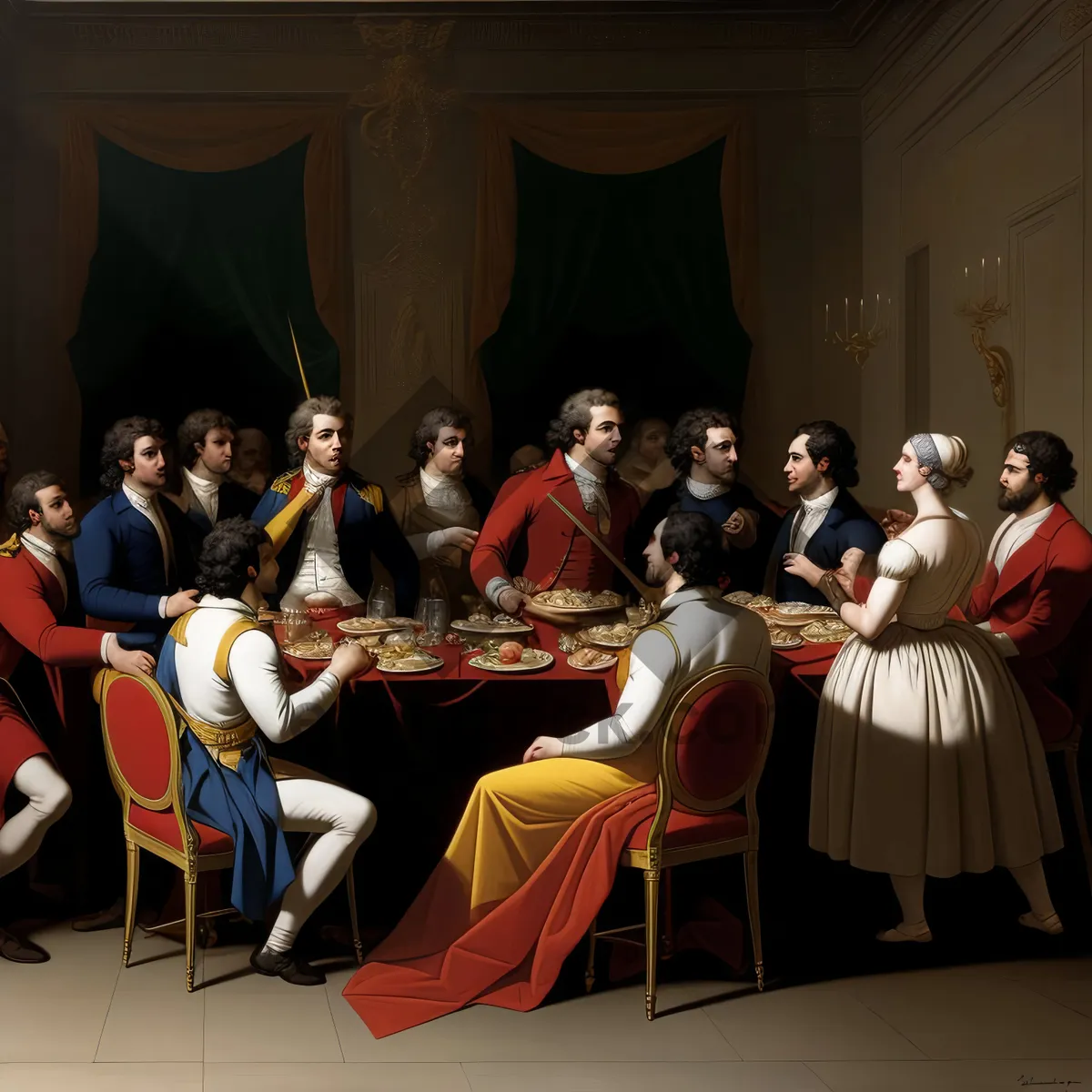 Picture of Professional Businessman Leading Team Meeting in Office