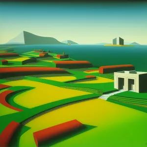 Scenic Skyline Landscape Design Sign