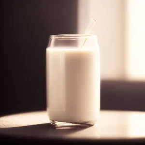 Refreshing Morning Milkshake in Glass