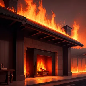 Blazing Fire: A Mesmerizing Inferno of Fiery Flames