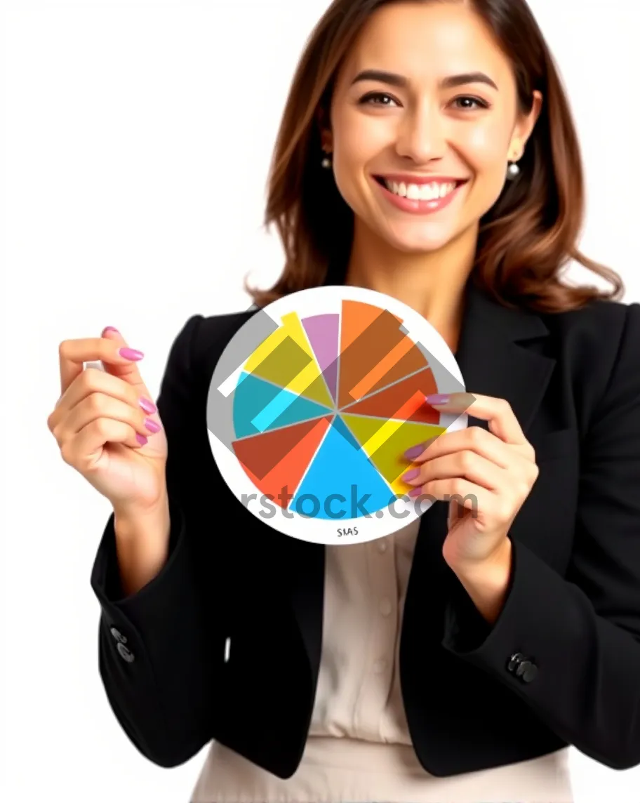 Picture of Happy successful businesswoman portrait smiling in office.