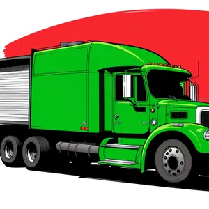 Fast and reliable logistic truck for efficient transportation.
