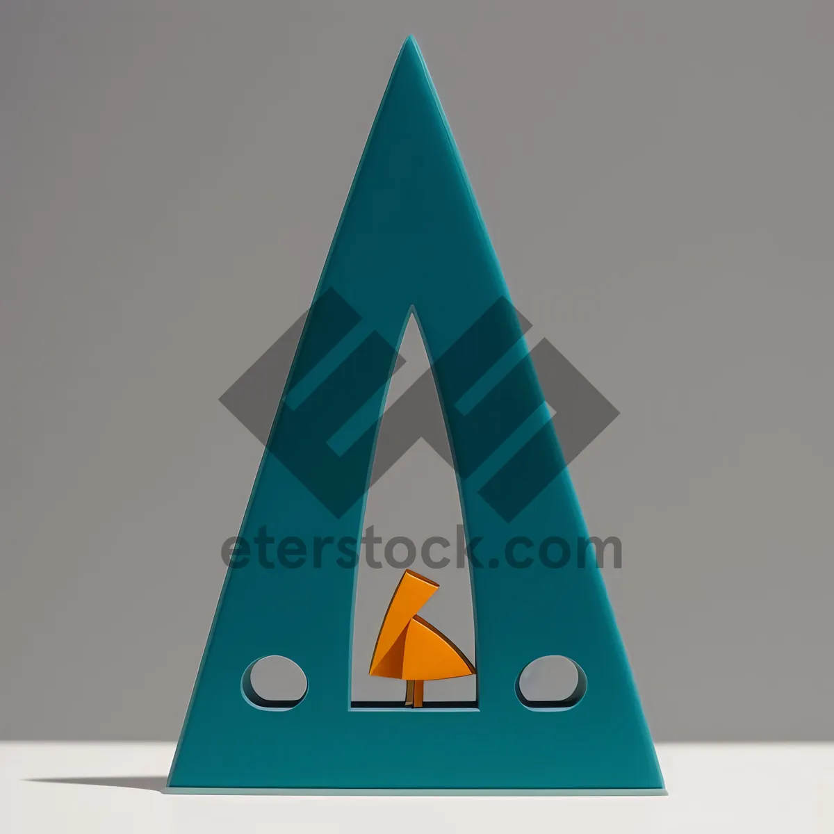 Picture of Cautionary Traffic Safety Cone Symbol