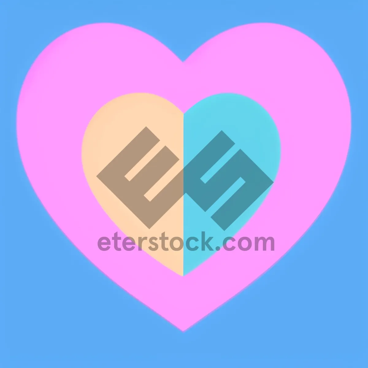 Picture of Romantic Heart Icon: A Passionate Symbol of Love