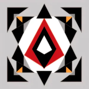 Symbolic Heraldic Pyramid Graphic Design Icon