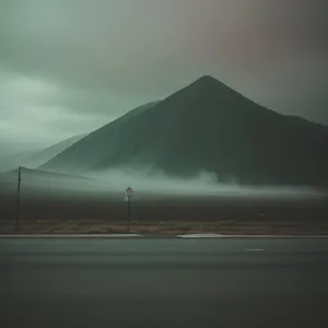 Majestic Sunset Overvolcano: A Breathtaking Landscape Adventure