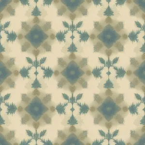 Floral silk vintage wallpaper with intricate patterns.