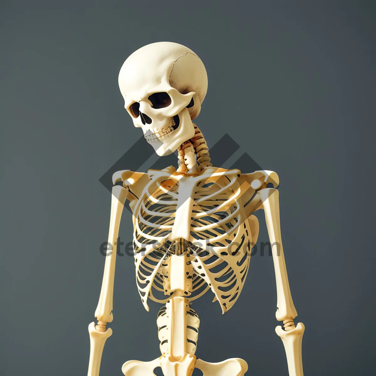 Picture of Skeletal Horror Man Figure: Conceptual Anatomy in 3D