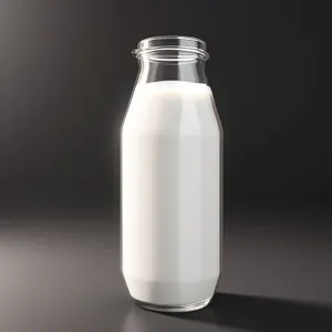 Pure Milky Goodness in Clear Bottle