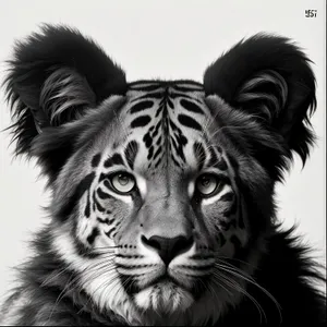 Majestic Tiger Staring with Intensity
