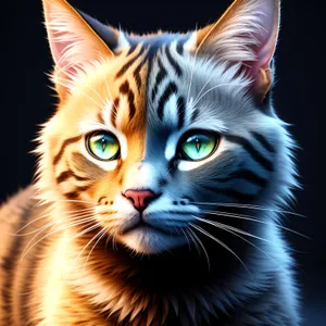 Cute Tabby Kitten with Curious Eyes