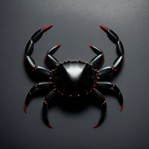 Elegant Black Chandelier Spider Lighting Fixture
