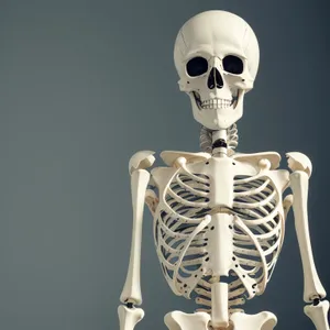 Horror Skeleton: 3D Anatomy of Human Bones