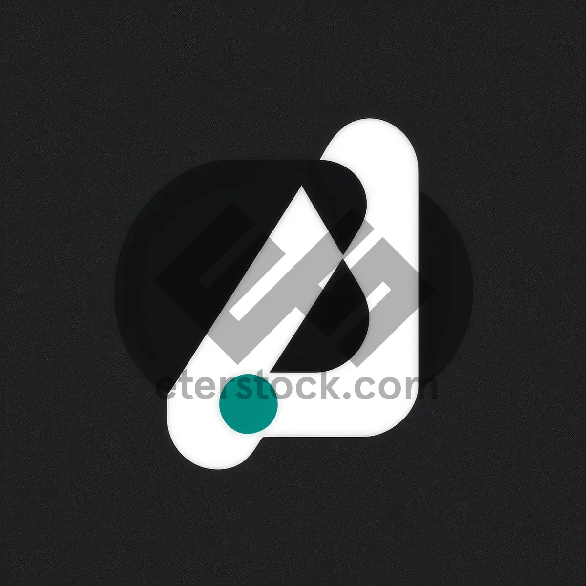Picture of Black Stereo Symbol for Business Finger