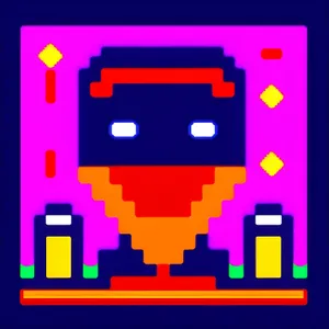 Glossy Square Web Button Icons Set