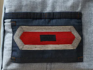 Casual denim jeans with stitched back pocket detail.