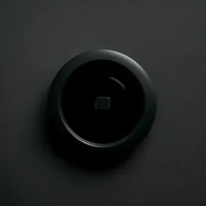 Black Button Lens Cap - Protective Covering for Technology