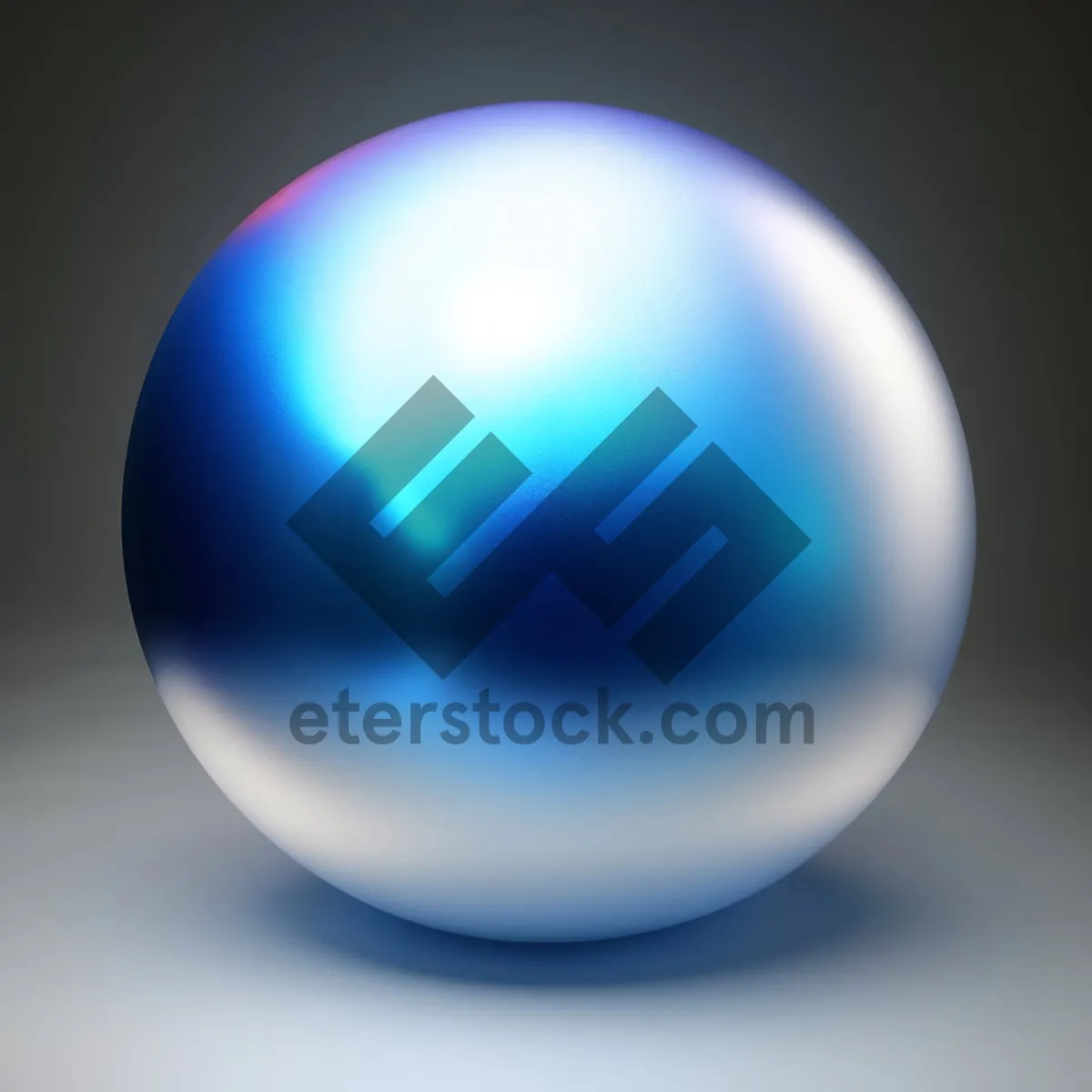 Picture of Shiny Glass Satellite Button