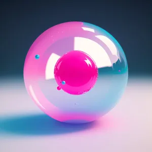 Vibrant Glass Sphere Graphic Icon