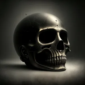 Ghoulish Bone Head Pirates: Menacing Skull Mask