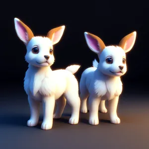 Cute Bunny Saltshaker Toy