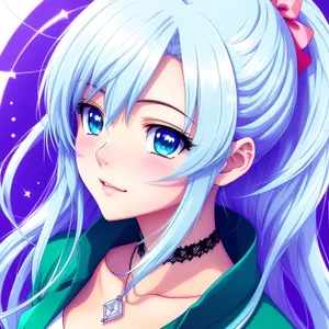 Seductive Charm: Alluring Lady with Mesmerizing Hairstyle