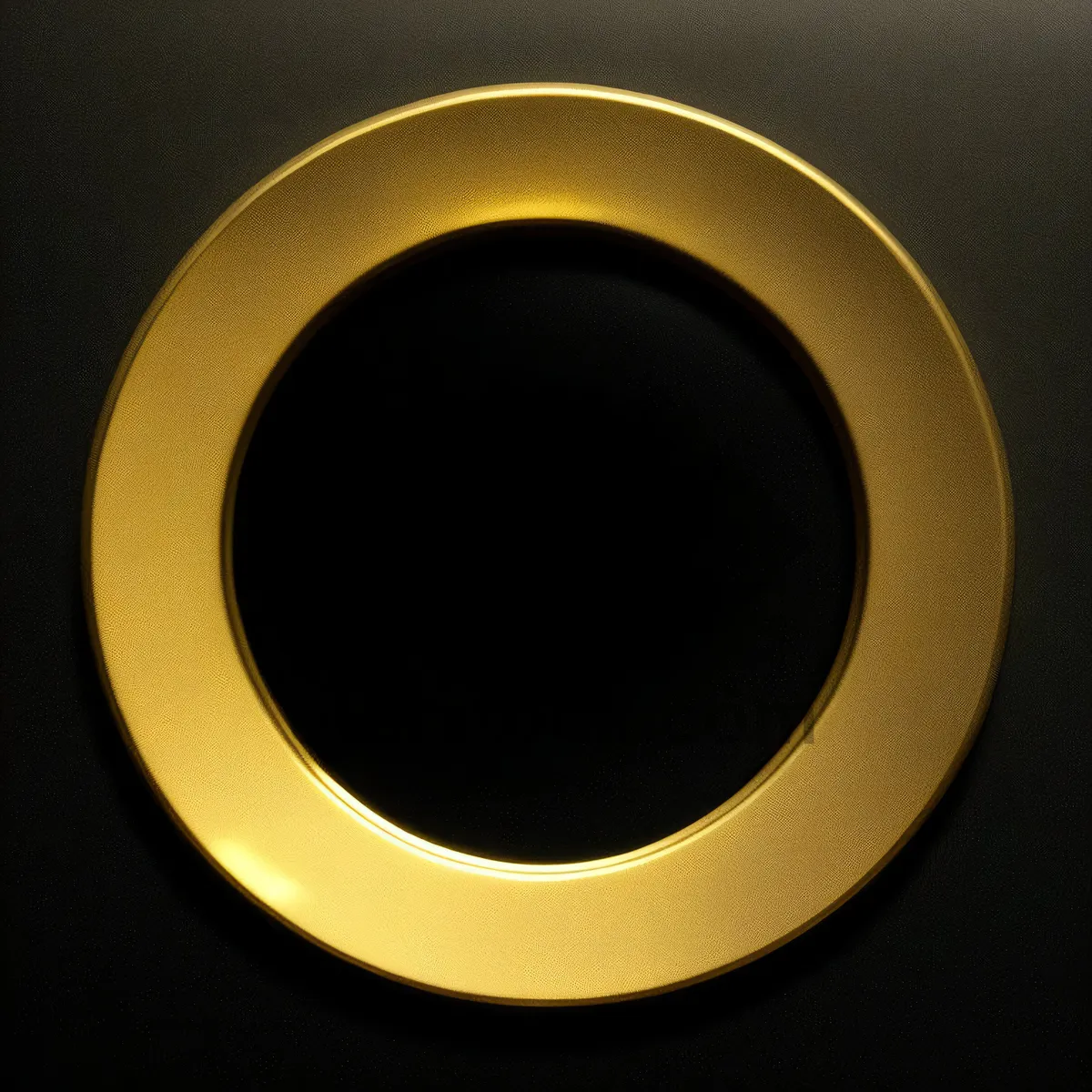 Picture of Black Round Window Frame Design with Light Support