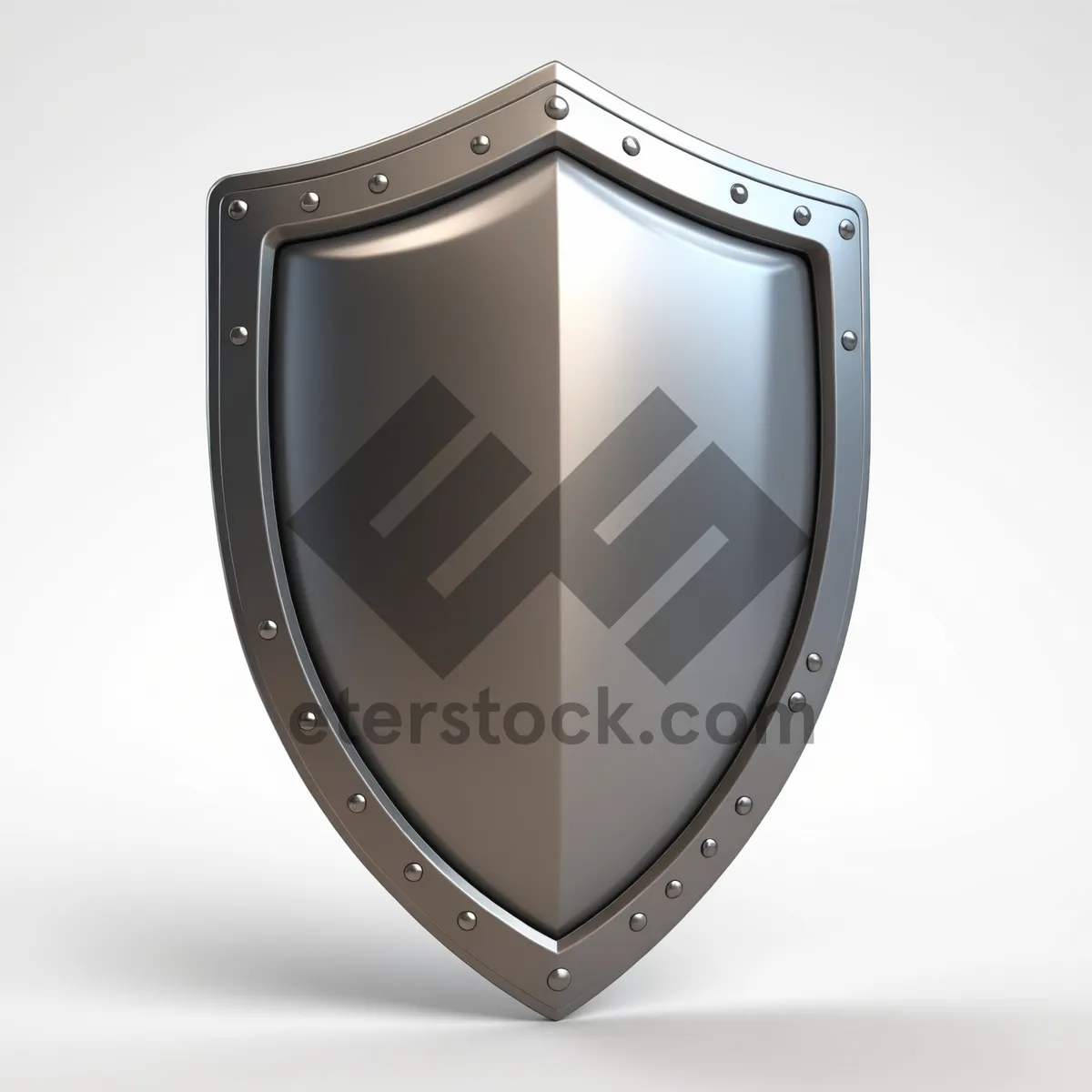 Picture of Metal Shield Emblem Design Symbol