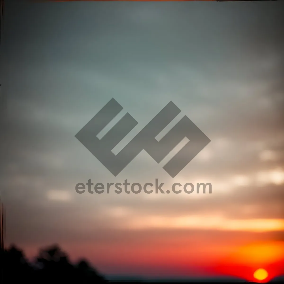 Picture of Vibrant Sunset Over Serene Seascape