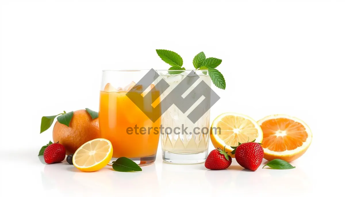 Picture of Healthy citrus tea in a refreshing glass