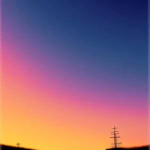 Vibrant Summer Skies Illuminated by Sunset