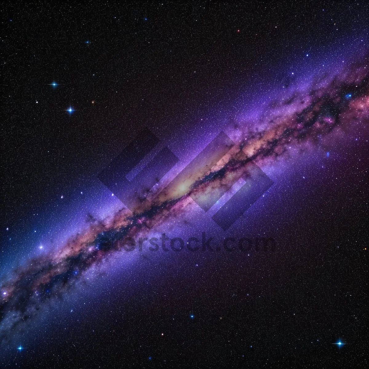 Picture of Starry Nebula Galaxy in Celestial Cosmos