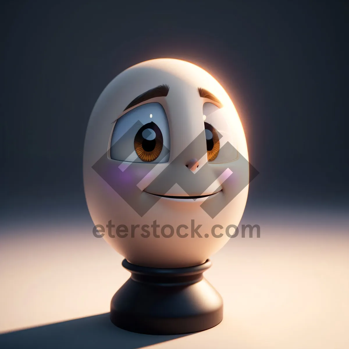 Picture of Magical Sorcerer Cartoon Character in 3D Render