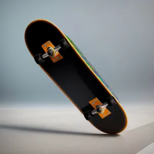 Skateboard Surfer with Device