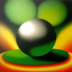 Colorful Round Glass Web Button Icon