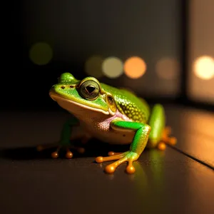 Bulging Eyed Tree Frog - Wild Amphibian Fauna