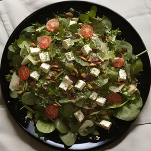 Gourmet grilled beef with asparagus and tomatoes