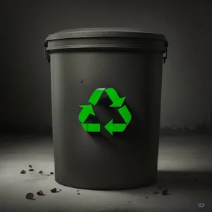 Reusable Cup in Recycling Bin