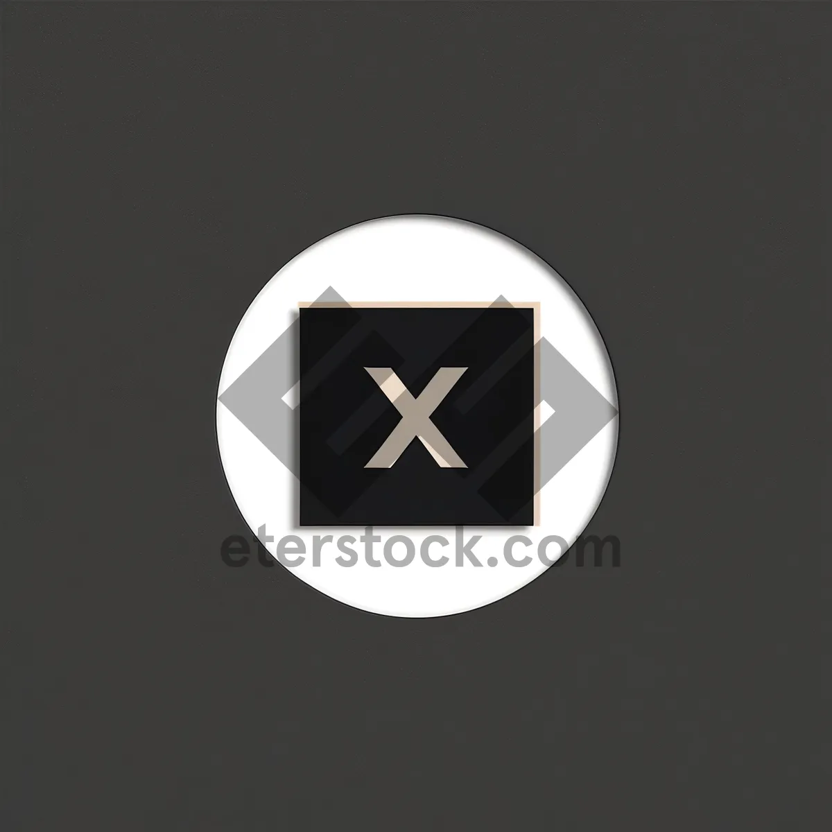 Picture of Round Shiny Black Button Set with Glossy Reflection