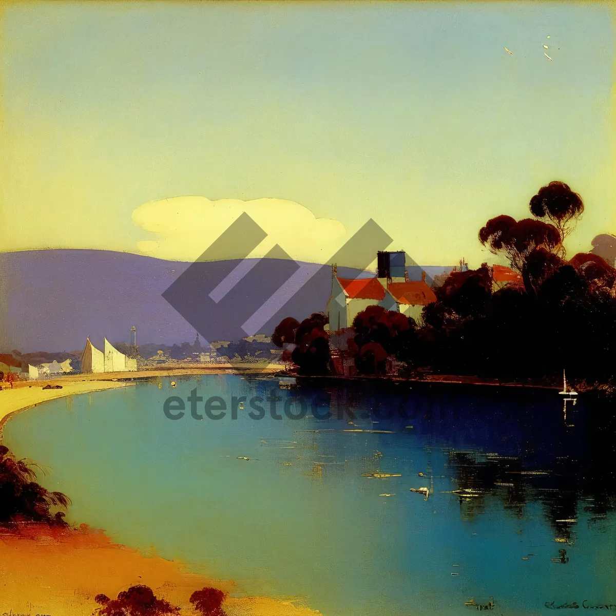 Picture of Sunset Serenity on Tropical Coastline