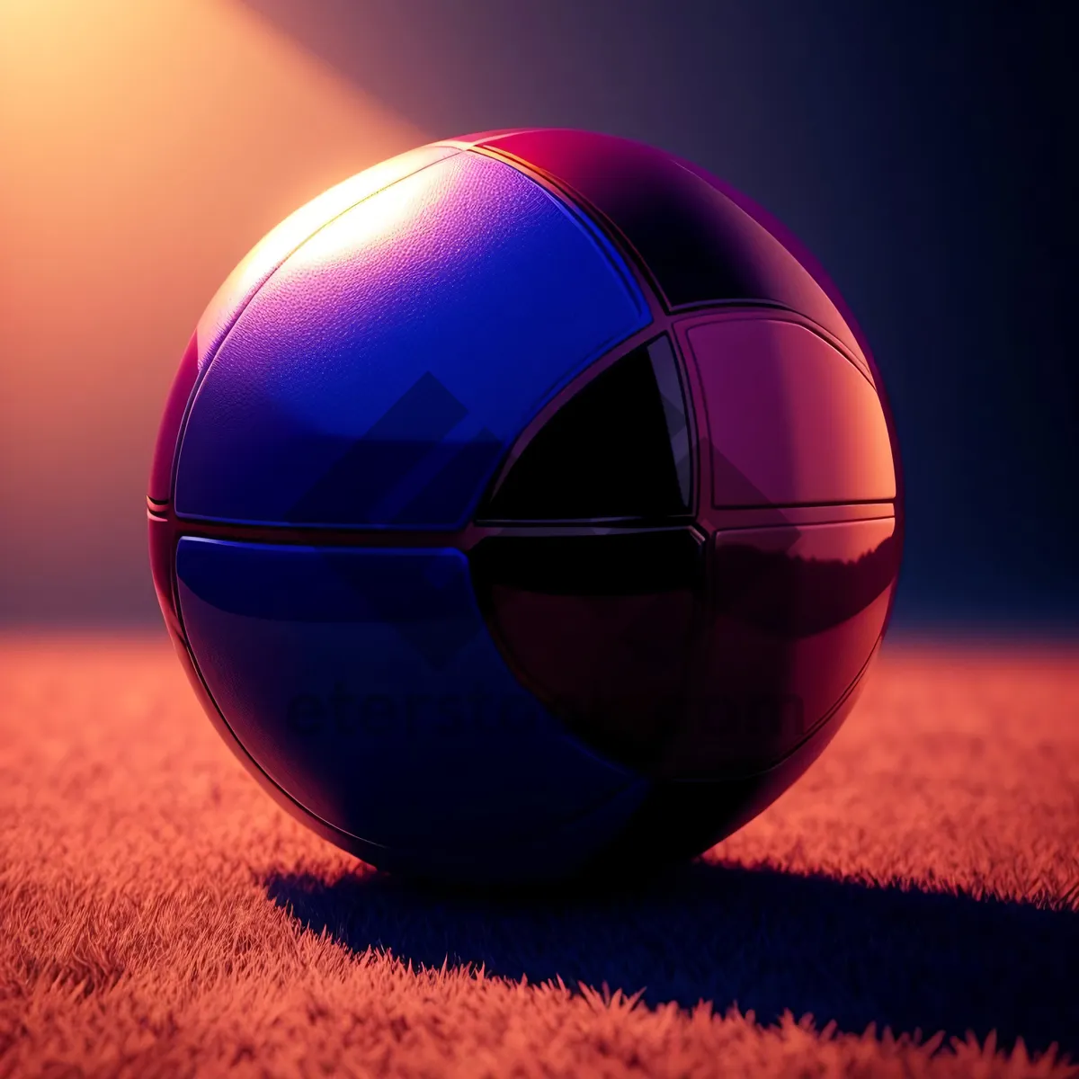 Picture of Patriotic Soccer Globe in Vibrant 3D Design