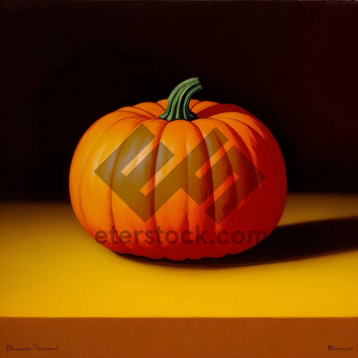 Picture of Autumn Harvest: Festive Pumpkin Decoration