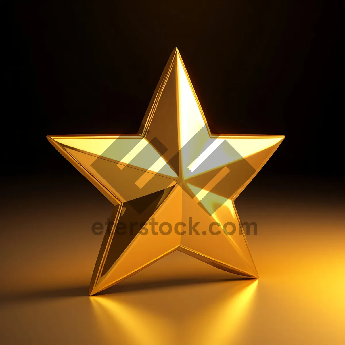 Picture of Shiny 3D Star Gem Design Icon