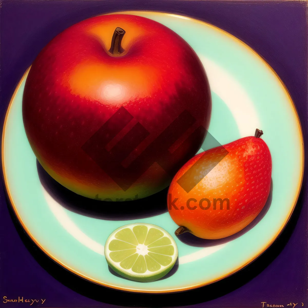 Picture of Juicy Red Apple - Fresh, Delicious, and Nutritious