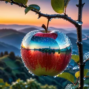 Festive Winter Fruit Decoration