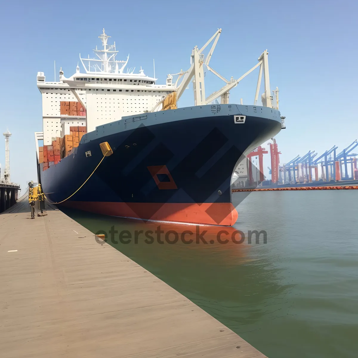 Picture of Transporting Goods Across Vast Ocean Waters